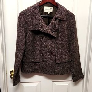 Banana Republic Heather Brown Skirt Suit